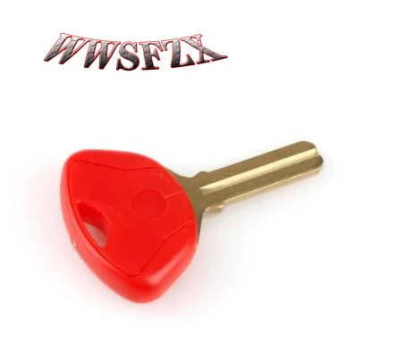 Black / Red Motorcycle Blank Key Uncut Blade For Bmw K1300S F800 R1200GS K1200R R1200RT Moto Embryo Blank Keys Can be installed