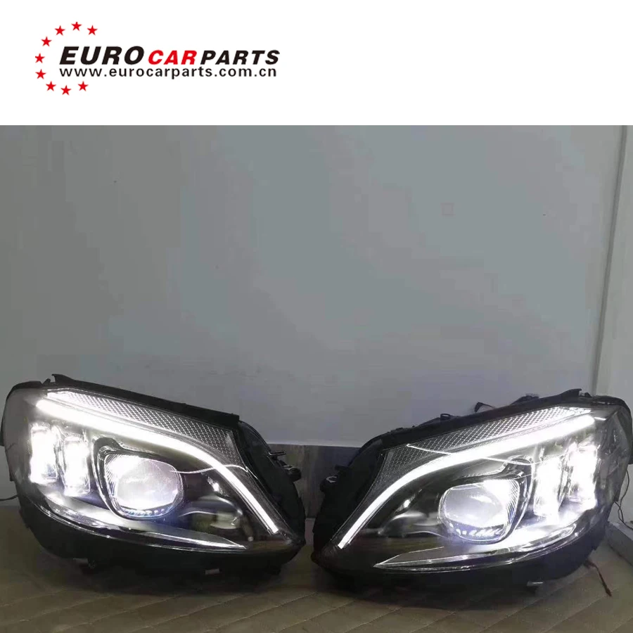 2019 new style w205 C300 LED headlamp for w205 C180 C200 C260 C300 LED head lights 2015 to 2019 year