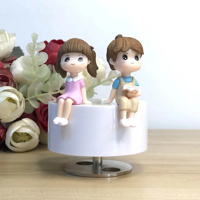 DIY Wind Up Circle Clay Rotating Music Box Base, New Year, Wedding, Christmas, Birthday, Valentine Gift Unuaual