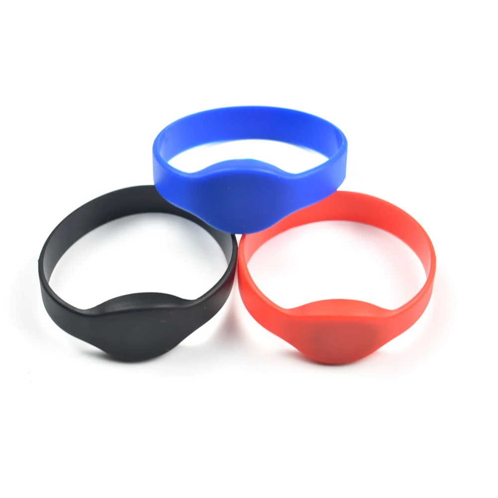 1pc 125Khz T5577/EM4305 Rewritable RFID Bracelet Silicone Wristband Watch Copy Clone Blank Card In Access Control Card