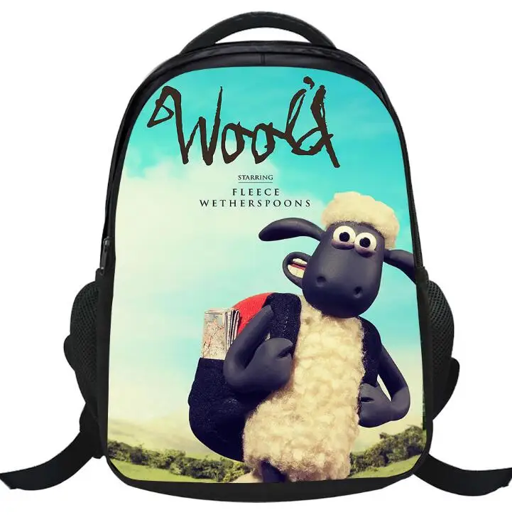 Children School Bag Lamb Shaun Cute Animal Student Backpack Cartoon Travel Backpack Kindergarten Orthopedic Rucksack Mochila