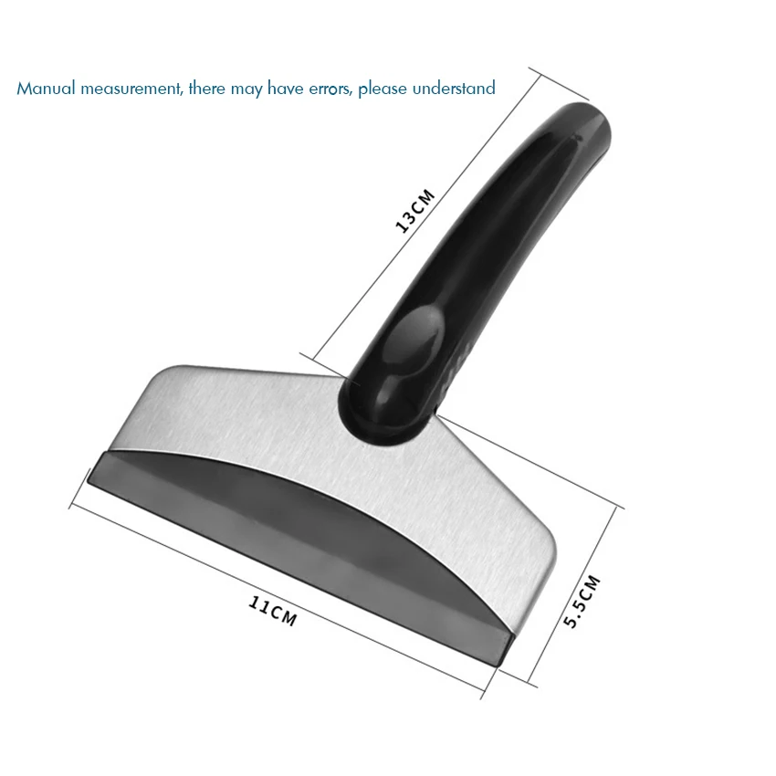 Multifunctional Ice Scraper Frost Remover Window Glass Cleaning Tool Stainless Steel Snow Shovel for Car Truck SUV Windshield 눈삽