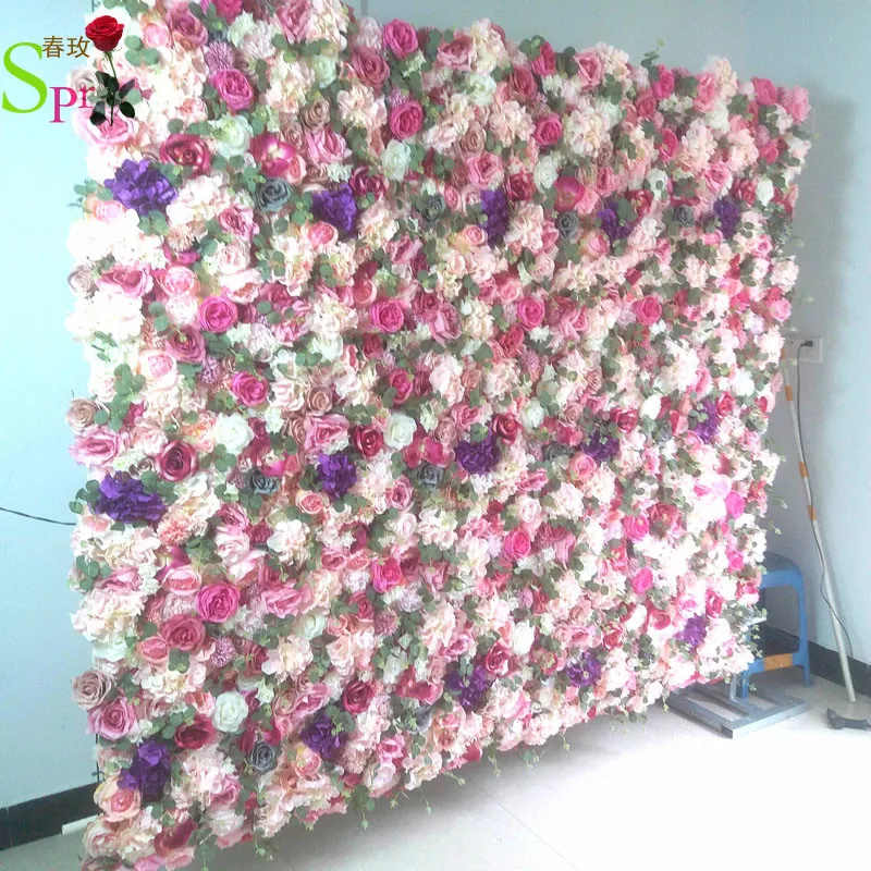 SPR WEDDING OCCASION rose hydrangea aritifical flower wall backdrop table centerpiece runner decorative floral arrangement