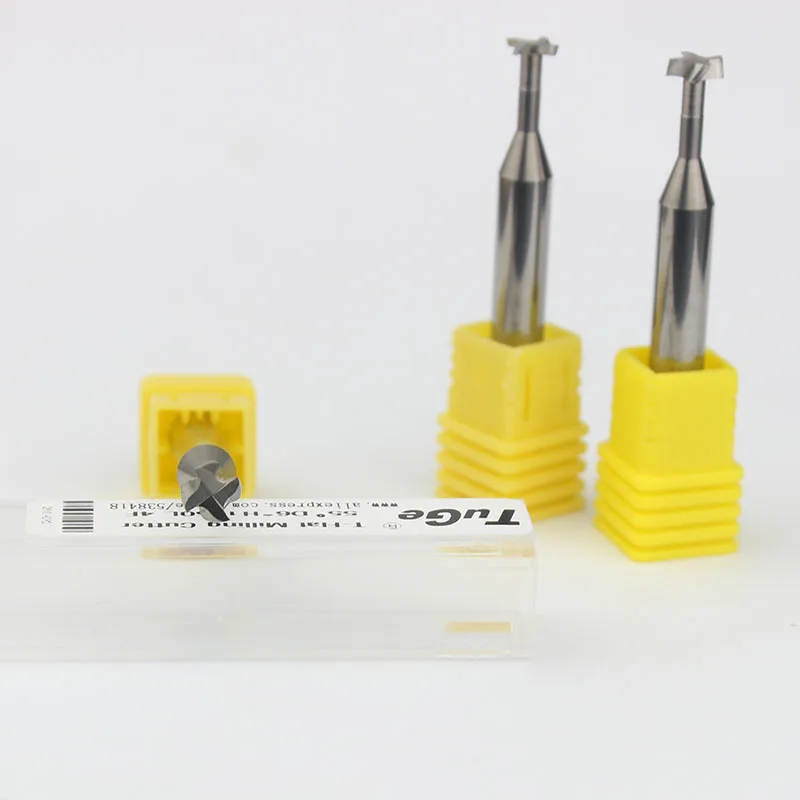 Milling cutter HRC60 CNC tools T shape flat end mills carbide tungsten steel milling tools for alloy steel metal wood