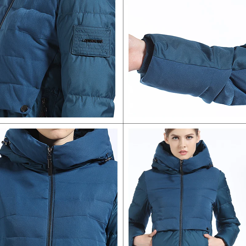 Imagem -05 - Gasman 2023 Marca Feminina Jaqueta de Inverno e Cabolsa Fino Longo Feminino Grosso para Baixo Parka com Capuz Cabolsa Feminino Bio para Baixo Jaqueta Feminina 1826