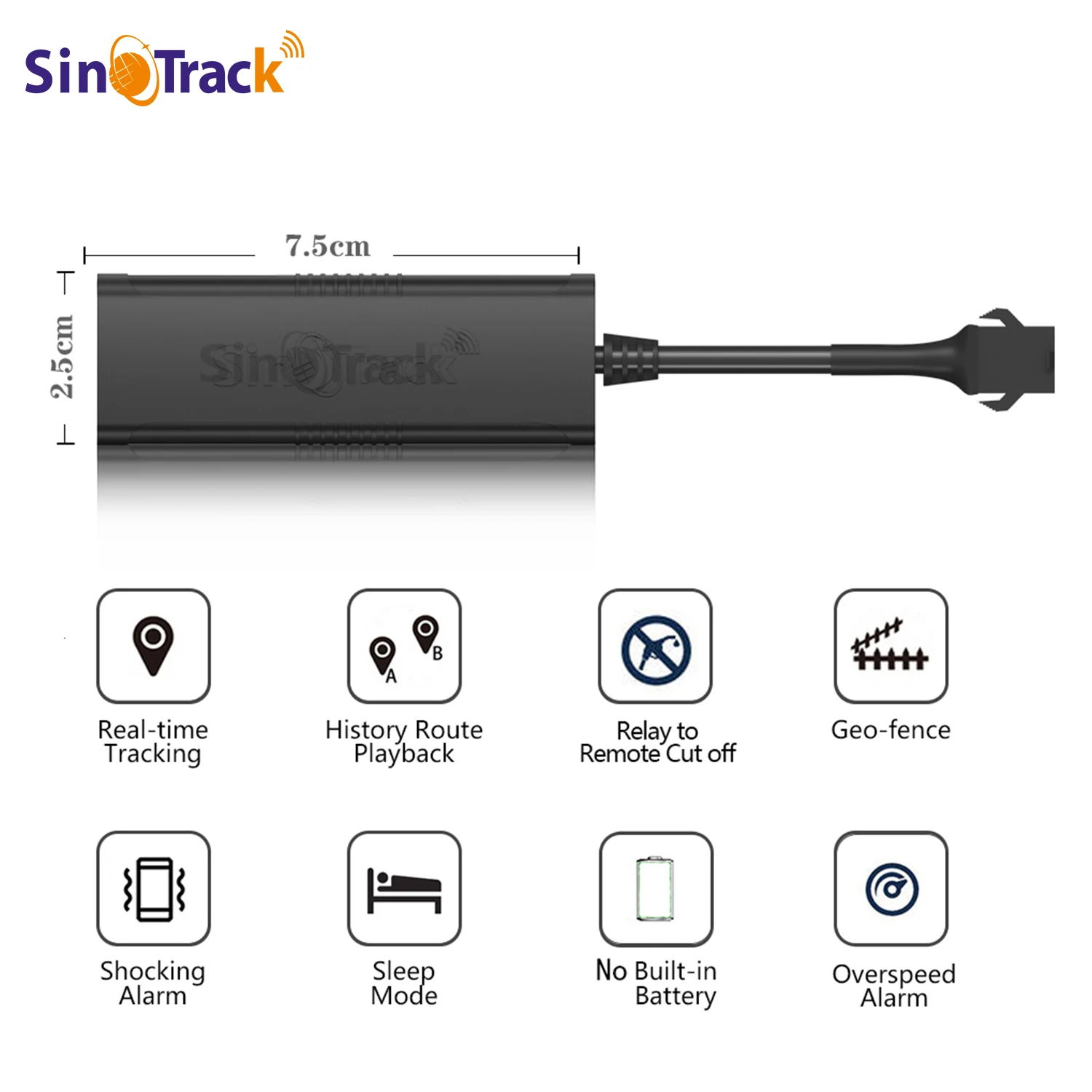 Mini GPS Tracker ST-901M Vehicle Tracking Device Car Motorcycle GSM Locator Remote Control With Real Time Monitoring System APP - Image 2