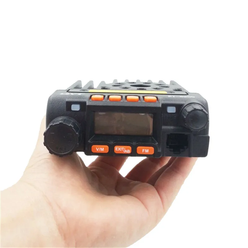 2022.Mini Mobile Radio Dual Band QYT KT-8900 25W Walkie Talkie 136-174MHz 400-480Mhz Mobile Transceiver