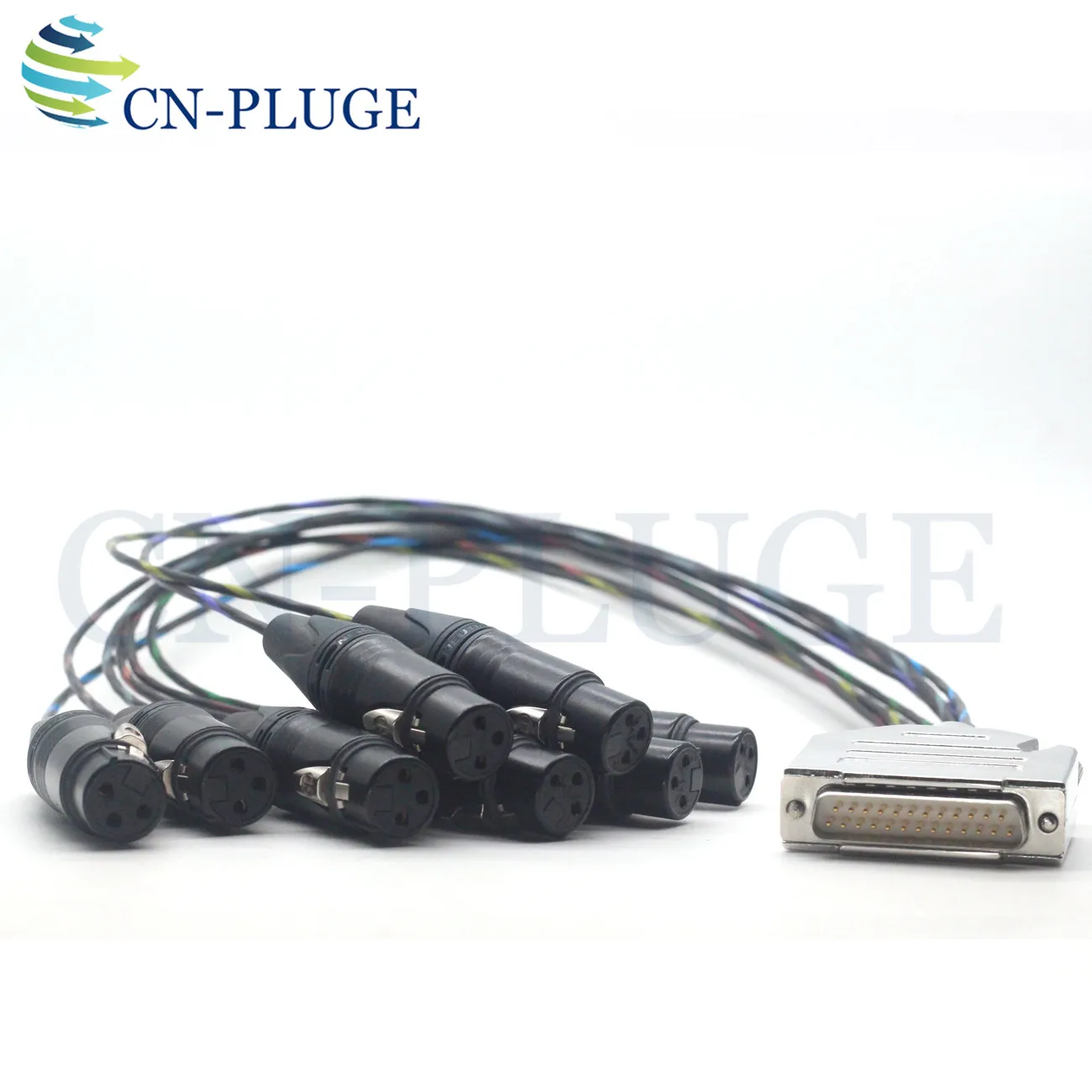 MR202-8AT DB25 To NEUTRIK 8 * XLR 3-Pin Female Audio Cable, Audio Equipment Microphone Distribution Cable