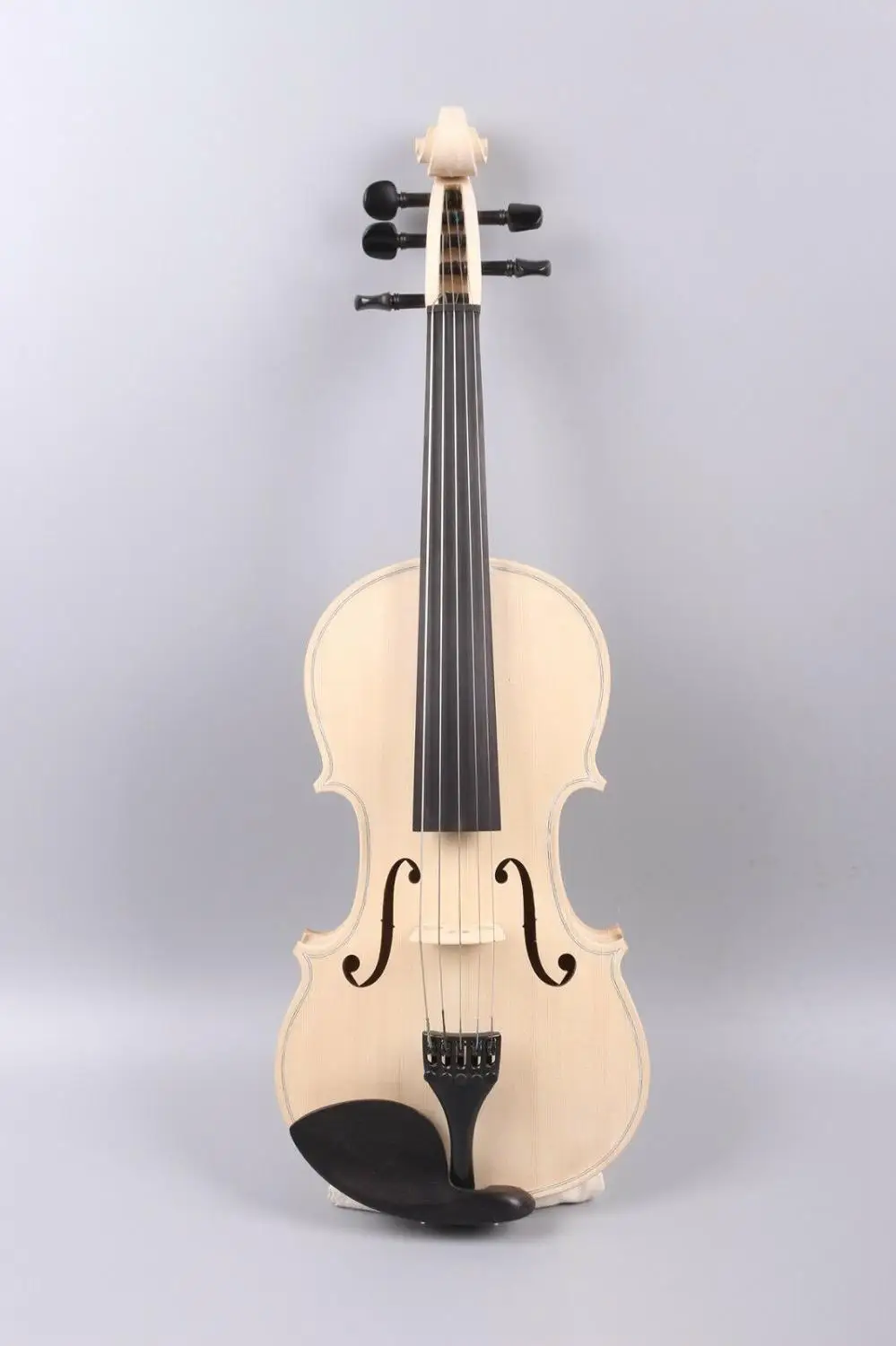 

Yinfente 5 string 4/4 Acoustic Violin Unfinished white Hand Made Maple Spruce wood Ebony Fitting Case