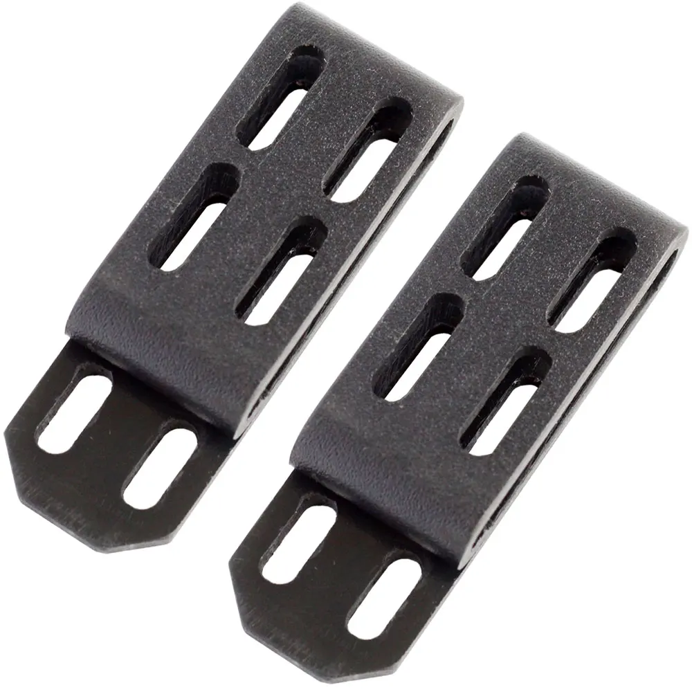 2PCS/LOT 3.0MM Kydex Secure-Ex C-Clip Belt Loops Large Belt Clip For DIY  Sheath Holster with Screws Tool Part