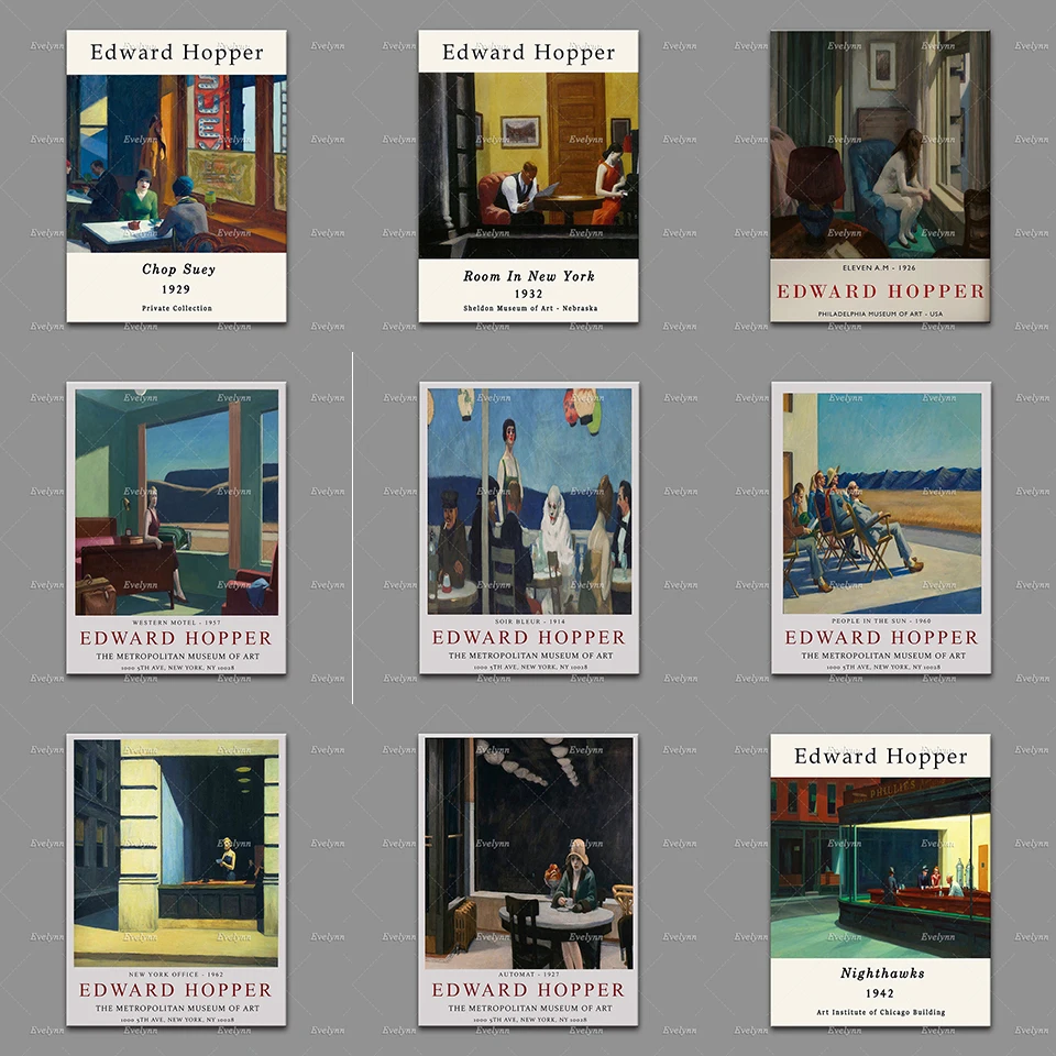 

Выставочный плакат Эдварда Хоппер, настенное искусство, домашний декор, реализм, архитектура, пейзаж, идея подарка, минимализм, принты на холсте
