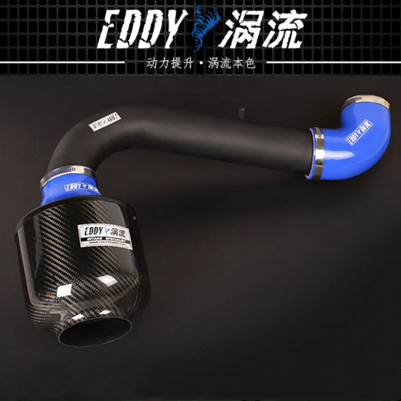 EDDY Intake System Air Intake Pipe & Carbon Fiber Air Filter for Volkswagen Golf 7 1.4T GTI 2.0T 2014-2018 Car Engine Parts