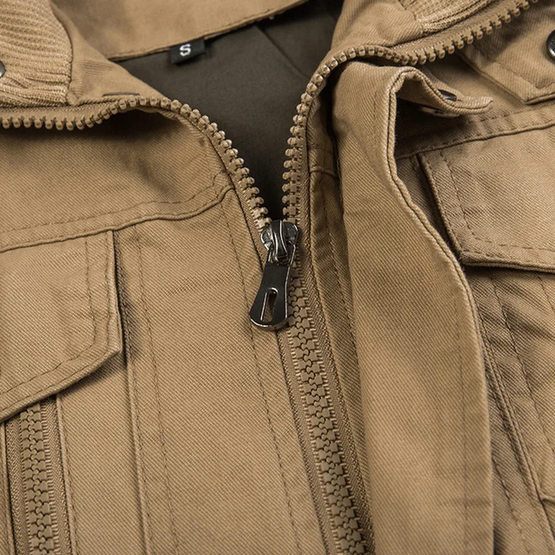 Nowe męskie kurtki wojskowe MA-1 Style kurtki wojskowe męskie ubrania marki męskie Bomber Jeans kurtki Plus rozmiar M-6XL Streetwear bawełna — zdjęcie 7