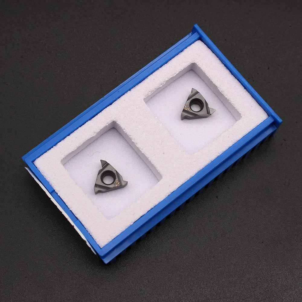 11IR-hoja de corte de alta dureza para herramienta de torno de CNC, rosca de diamante de inserción, 11IR, A60, A55, AG60, AG55, PCD, 1 ud.