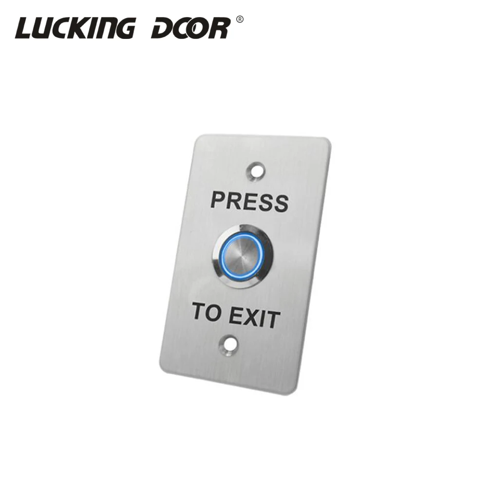 

Stainless steel door Release Switches Exit button Press To Exit Button Suitable For Door Access Control System Kit S850L