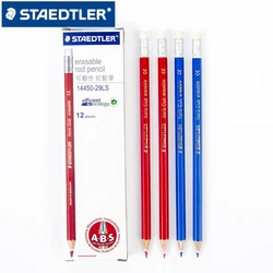 12pcs STAEDTLER 144 Colored Pencils With Eraser Drawing Pencil School Stationery Office Art Supplies Student Painting Pencils