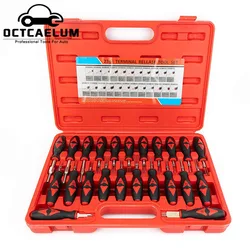 23Pcs Universal Car Wiring Crimp Connector Pin Extractor Kit Electrical Terminal Release Removal Tool For VW BMW Mercedes Benz