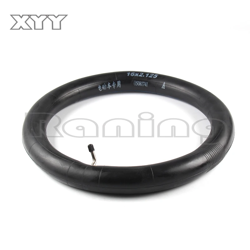 16x2.125 Inner Tube Camera for 16 Inch Unicycle 16*2.125 Inner Tube Parallel Nozzle High Quality Butyl Rubber