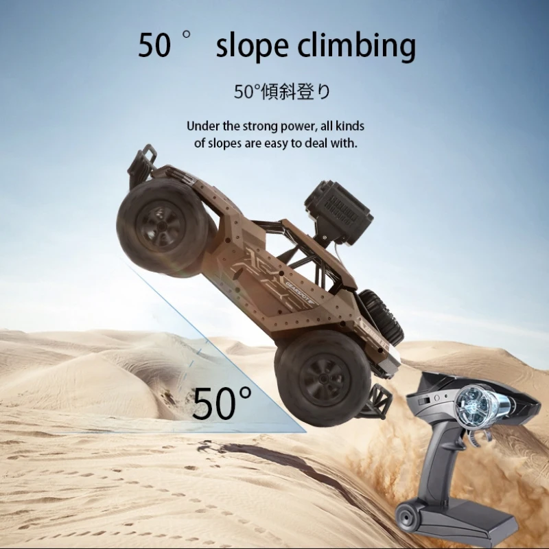 Remote Control Off-Road Truck 720P HD Camera 2.4G Radio Control 50 Degree Climbing 4WD WIFI FPV APP Control RC Crawler Kids\' Toy