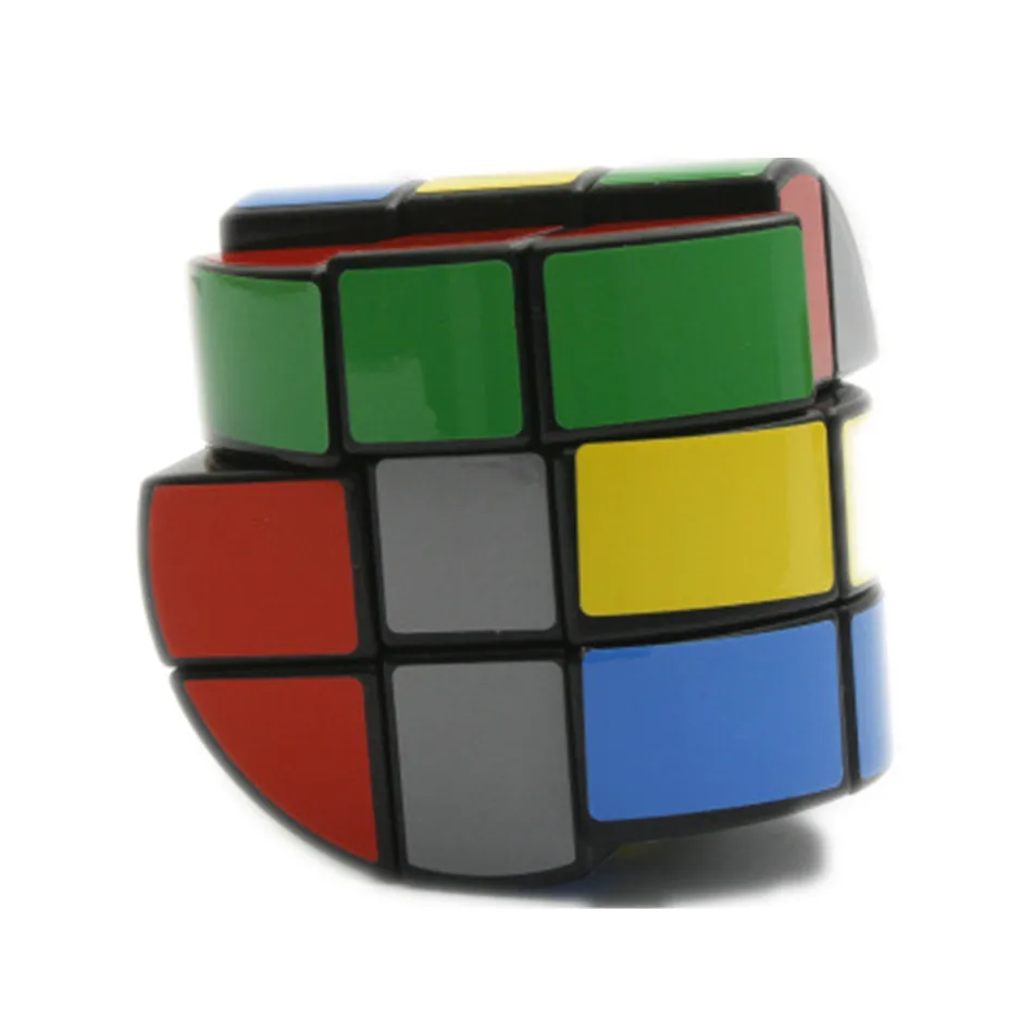 Diansheng 3-warstwowy cylinder beczkowy okrągły kształt 3-warstwowy 3x3x3 kolumna beczka magiczna kostka łamigłówka IQ łamigłówka zabawki prędkość Puzzle