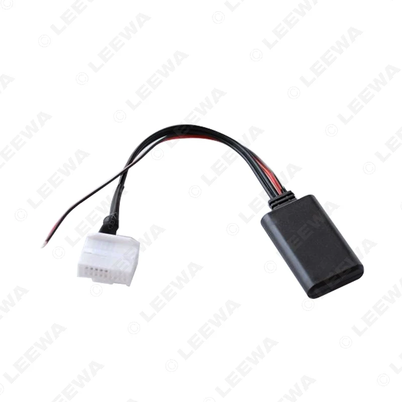 LEEWA Car Wireless Bluetooth Module Aux Audio Cable Music Adapter With Micphone For Toyota 4Runner Camry Rav4 AUX Cable #CA6197