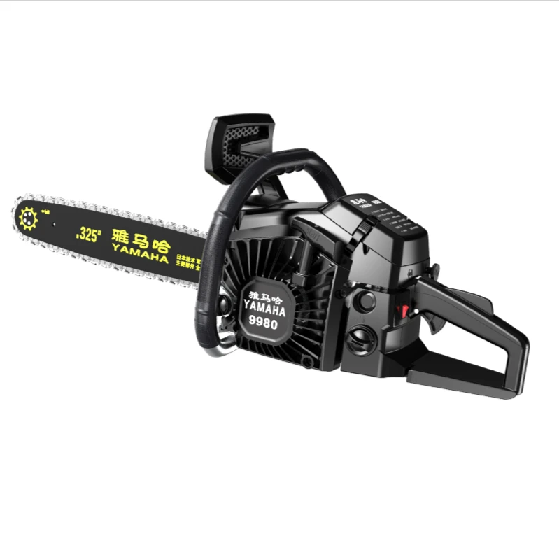 4500W High power gasoline saw hand held chain saw cutting wood machine oil logging saw machine portable garden tools