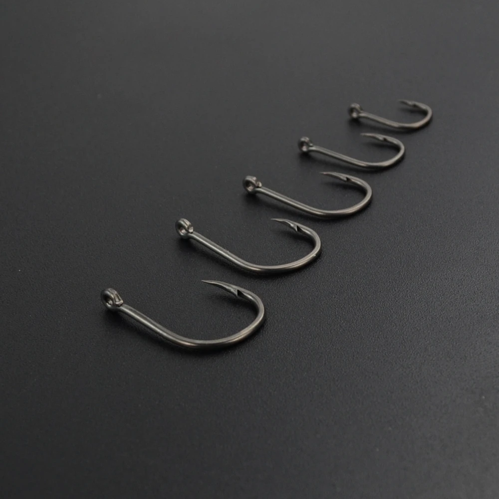 X505 Anzuelos con púas para carpa - Acero carbono PTFE duradero - imagen 5
