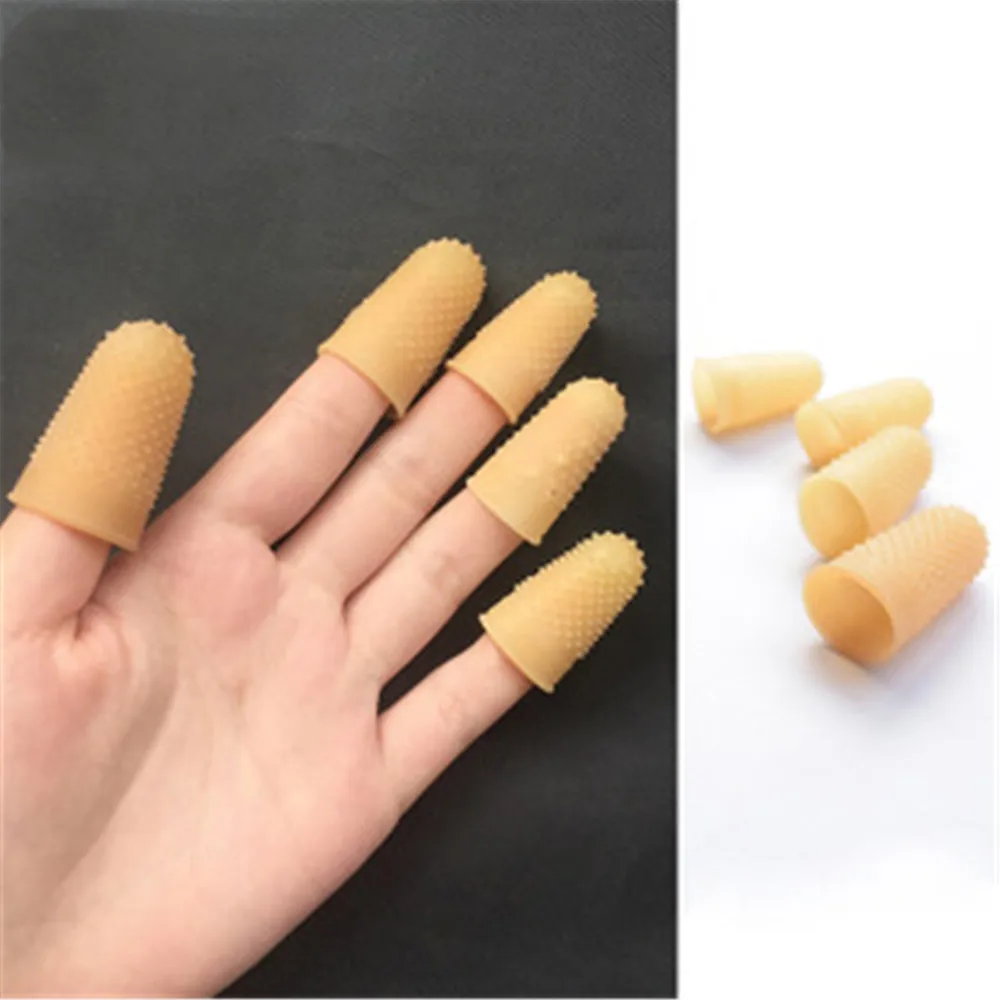 5Pcs Counting Cone Rubber Thimble Protector Sewing Quilter Finger Tip Craft Needlework Sewing Accessories Kitchen Accessories