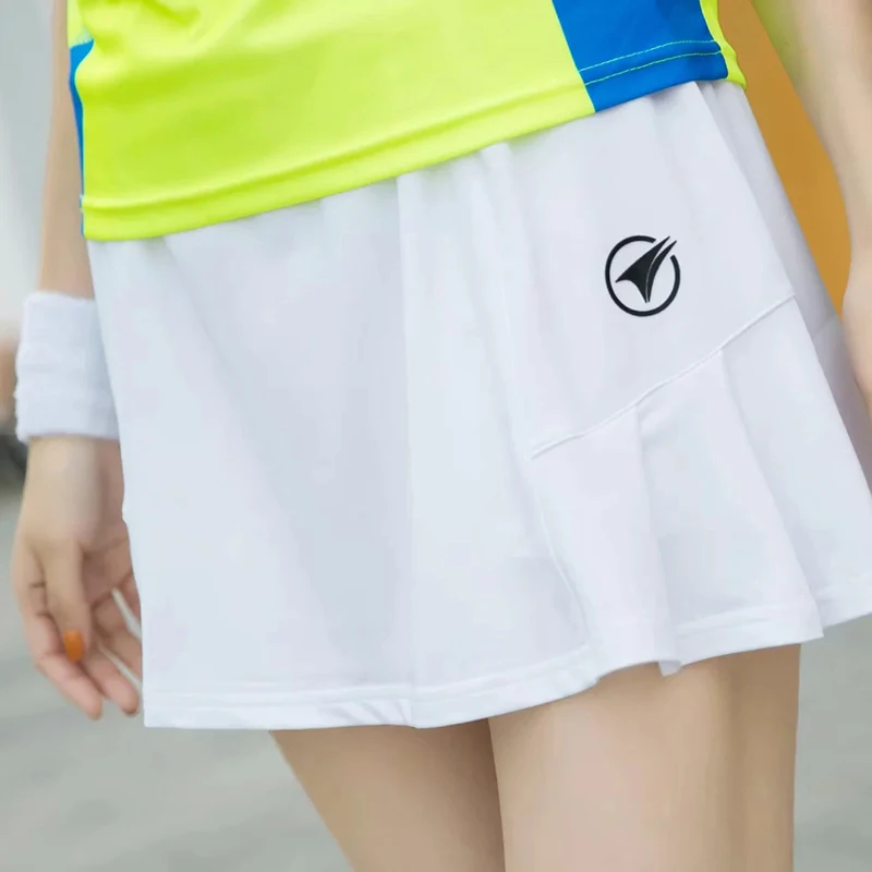 تنورة رياضية نسائية مع شورت ، تنانير تنس الطاولة ، قابلة للتنفس ومضادة للتسرب ، لليوجا والتمارين الرياضية #3