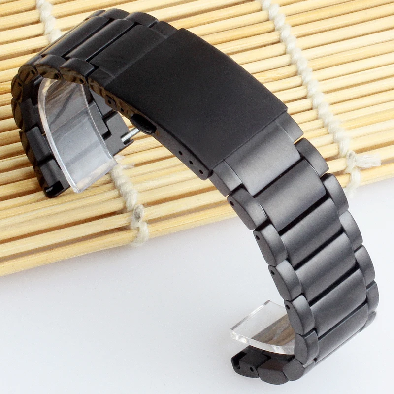 Grote Maat Strip Stalen Horloge Band 22Mm 24Mm 26Mm 28Mm Voor Diesel DZ4318 DZ7396 DZ7401 Mannen 'S Pols Metalen Horloge Band Armband