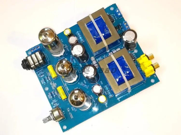 

1.5W+1.5W 6N2 or 12AX7 push 6N6 tube single-ended class A with output beef bile amp board