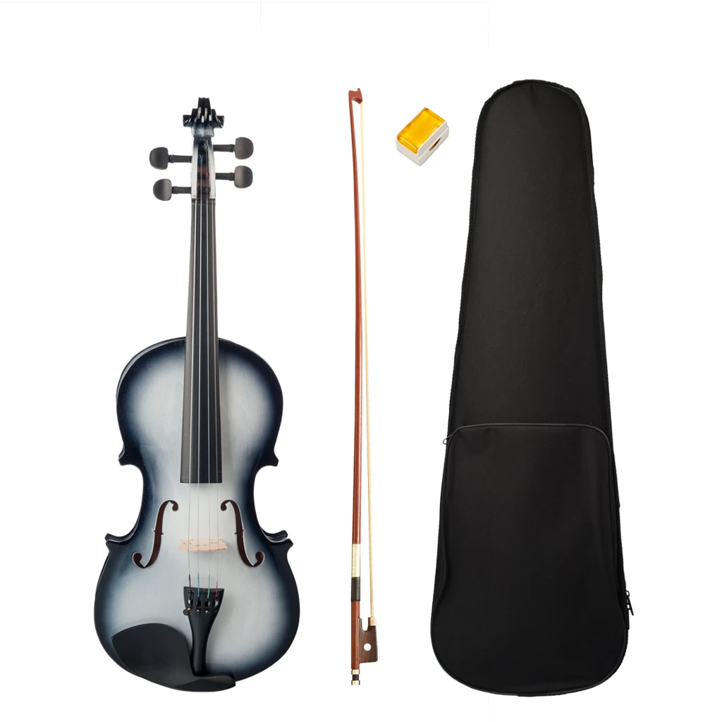 

Acoustic Violin 4/4 Full Size For Students Beginners Bow + Case Rosin SET New