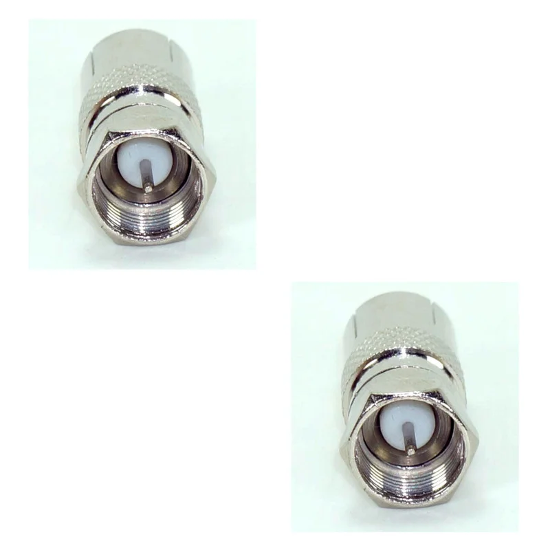 NEW Wholesale BNC Connectors 100pcs/lot F Male Plug to PAL Female Jack Straight TV RF coaxial adapter F-type Adapter