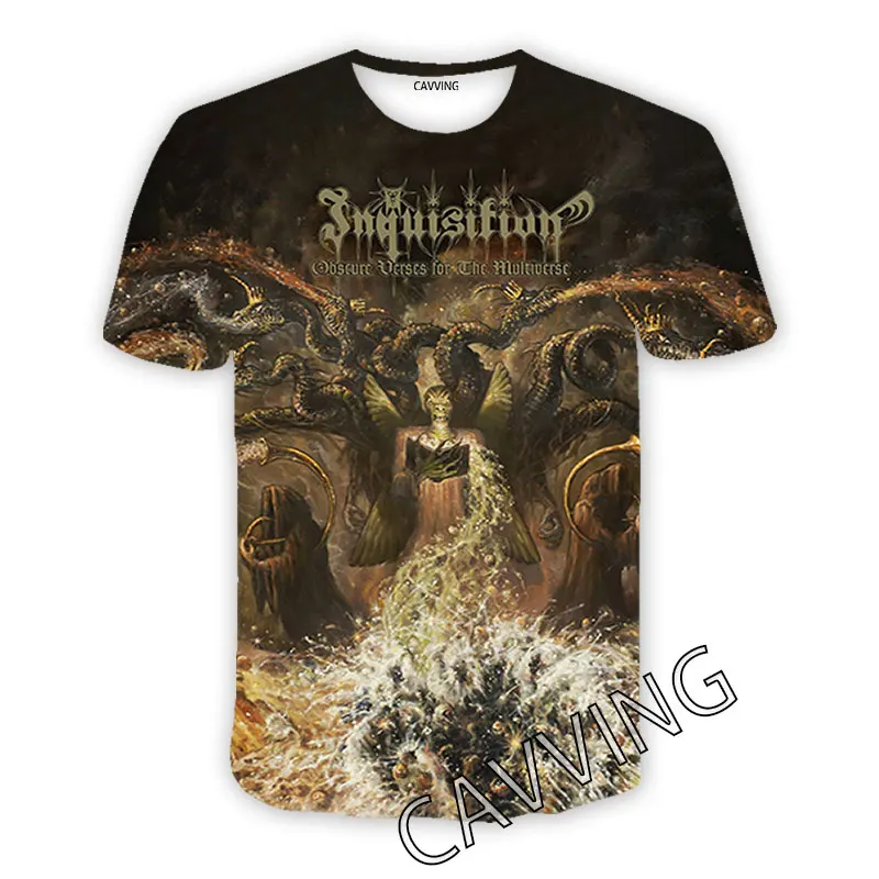 CAVVING 3D Printed  Inquisition Band  Casual T-shirts  Hip Hop Tee Shirts Harajuku Styles Tops Clothing for Men/women