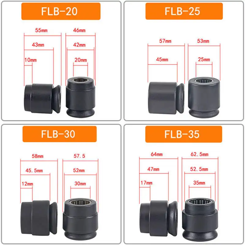 FLB-SRT  20/25/30 Optical Axis Fast Lock Spindle Lock Top Cone Head Chuck Locking Device Klemm-und Spannelemente DIY Tool