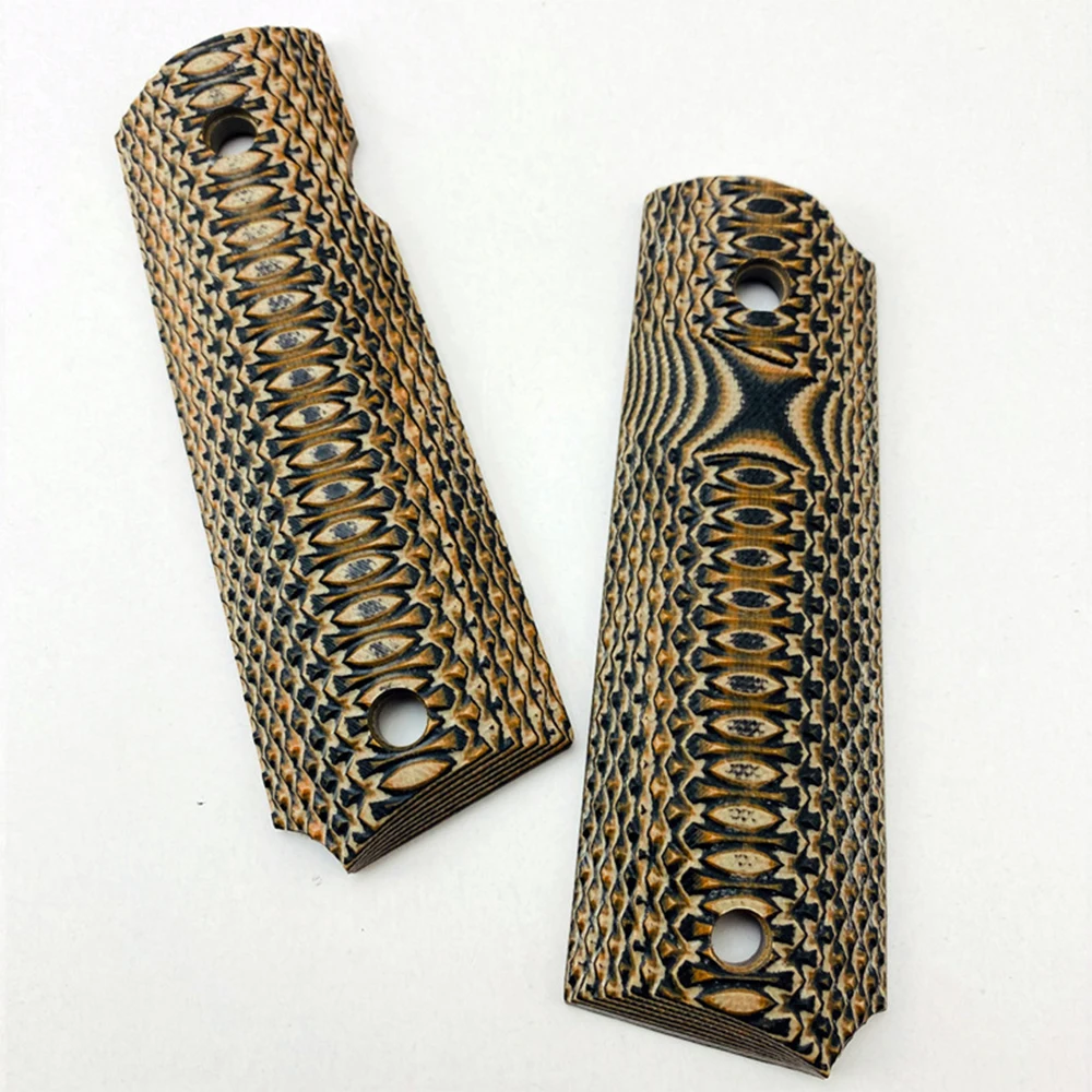 2 Pieces Of Tactical 1911 Handguard Accessories Modified 1911 Grips Handle G10 Patch G10 Handle Custom Handle Material