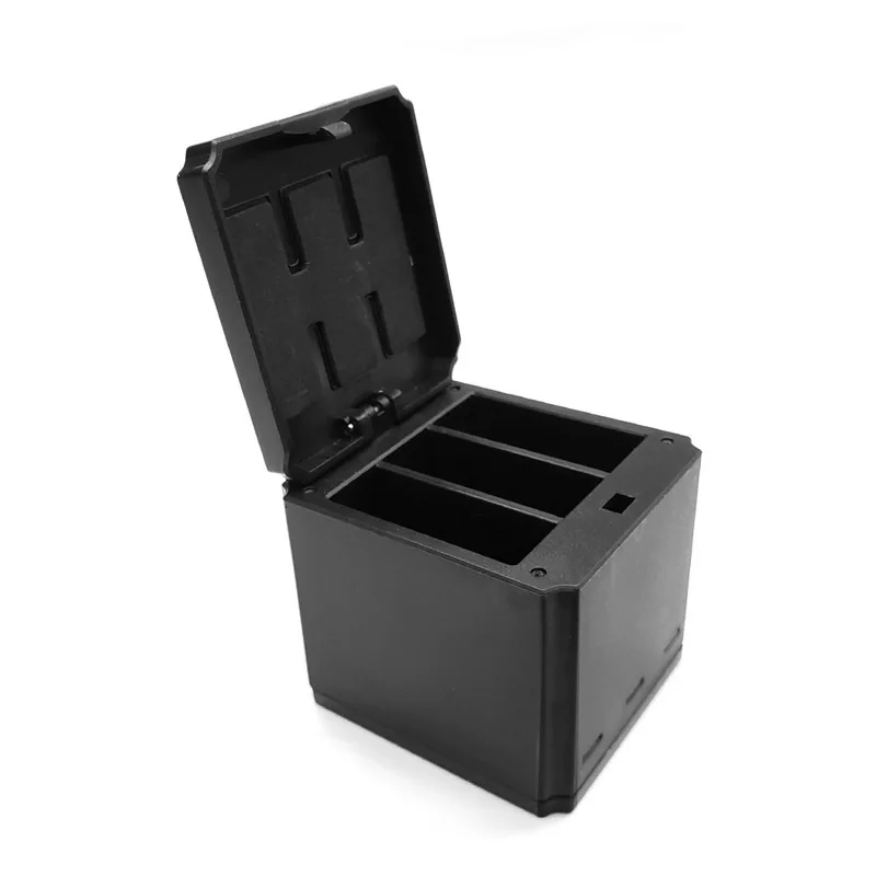 For GoPro 8 Accessories Three/Dual Ports USB Battery Box Charger + Type-C Cable for Go Pro Hero 8 7 6 5 Black Action Camera
