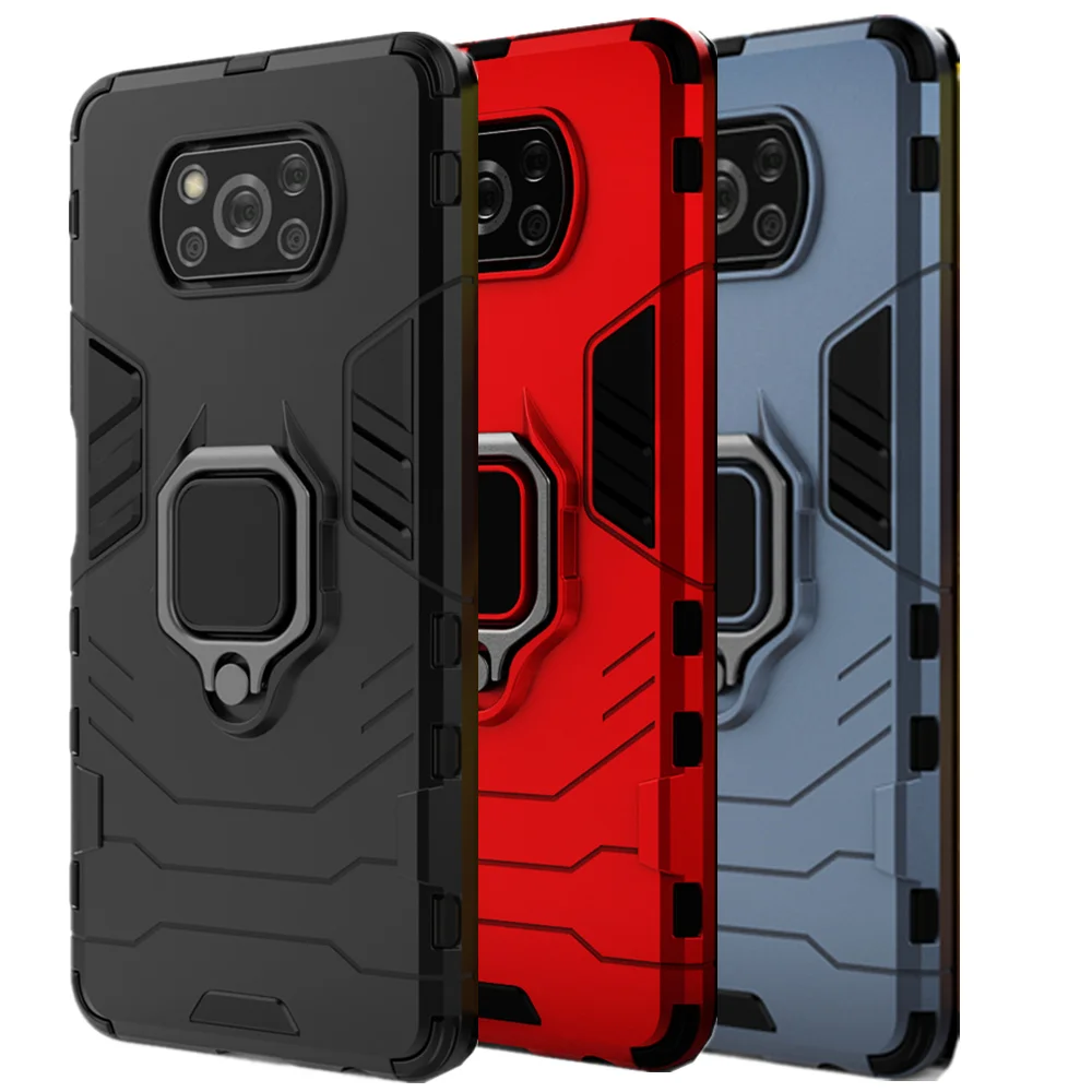 

Poco X3 Pro NFC Case Finger Ring Holder Phone Cover For Xiaomi Pocophone Pocox3 Pro NFC Poco X 3 Pro Poco Poko Pocco X3PRO Coque