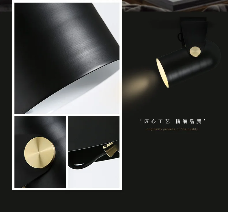 Carronade Wand Licht Europa Nordic Kleine Kupfer drop licht Led Goldene Moderne Schlafzimmer Esszimmer Bar deco design Led loft wand lampe – Detail 19