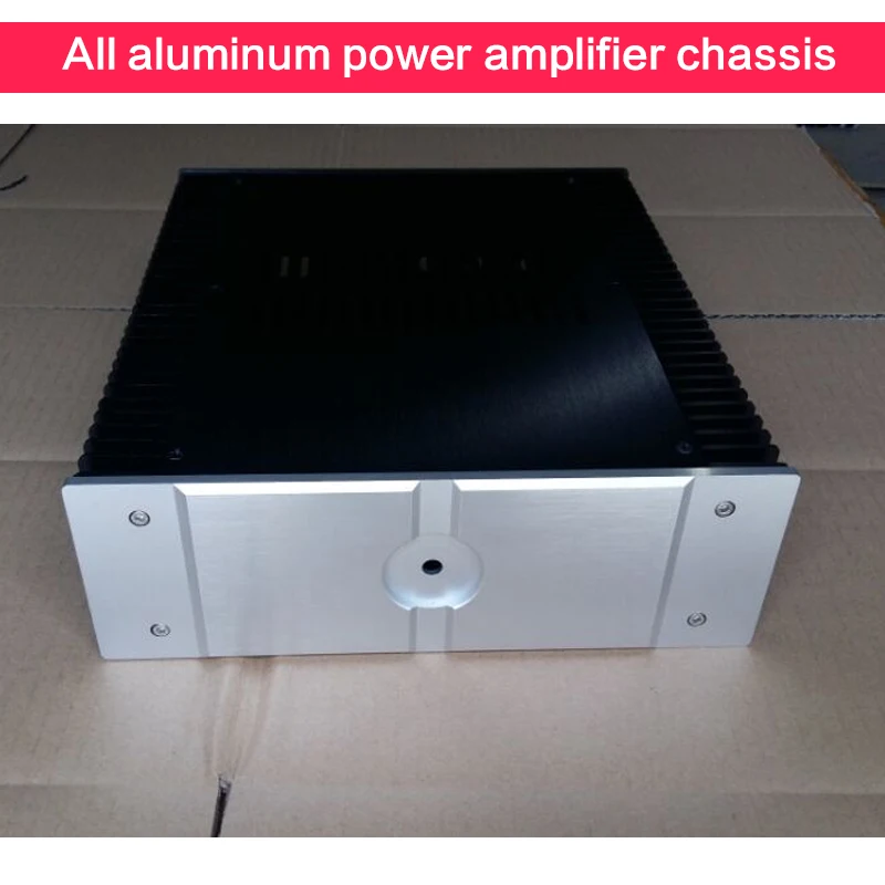 All Aluminum Power Amplifier Chassis DIY 2709 Audio Amplifier Case Power Supply Shell Multi-purpose with Radiator 270*90*311MM