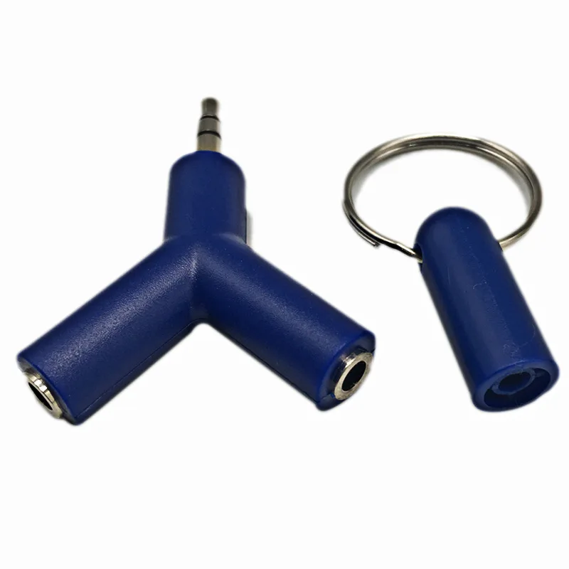 オーディオスプリッター,1ピース,オスから2メス,m/f,3.5mm,ステレオケーブル,イヤホンアダプター,携帯電話,pc,mp3 mp4