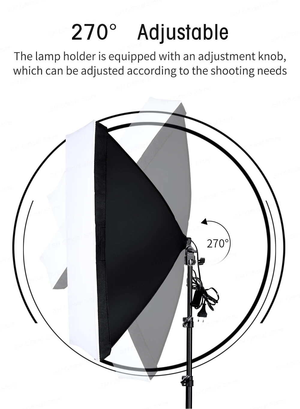 Photography Lighting Kit 2x3M Photo Background Backdrops Soft Umbrella Softbox Light Stand Portable Bag For Photo Studio Shoot