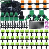 SPRYCLE 5M-60M 1/4'' Automatic Micro Drip Irrigation System Garden 8-Hole Spray Self Watering Kits w/ Adjustable Green Dripper