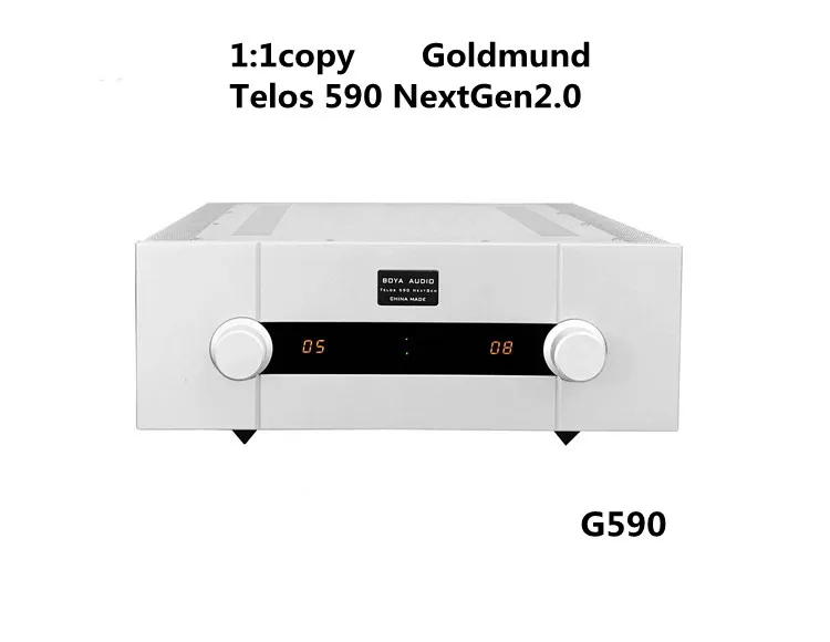 HIFI 250W*2 Refer to Goldmund Telos590 Power Amplifier High Power Usb Fiber Coaxial RCA Input HIFI Amp High-end Stereo Amplifier