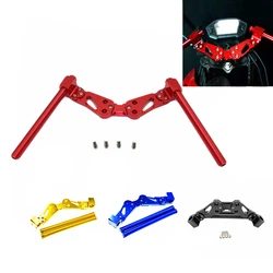 Motorcycle CNC Aluminium Alloy  Separation Handlebar Handle Bar Set Kit For Honda Grom MSX 125 Motorcycle Refit Accessories