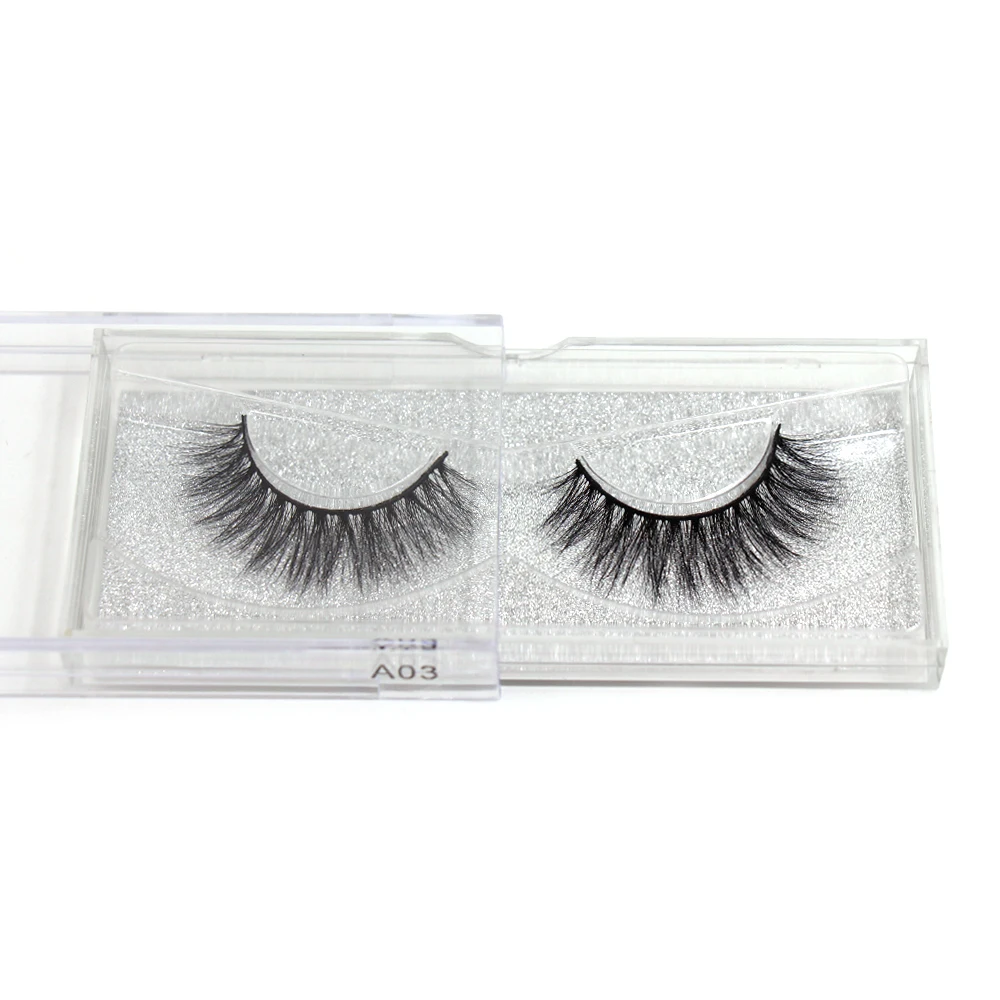 AMAOLASH 3D Mink Lashes Mink Eyelashes Natural long Handmade High Volume Cruelty free False Eyelashes EyeLashes Soft Eyelash A03