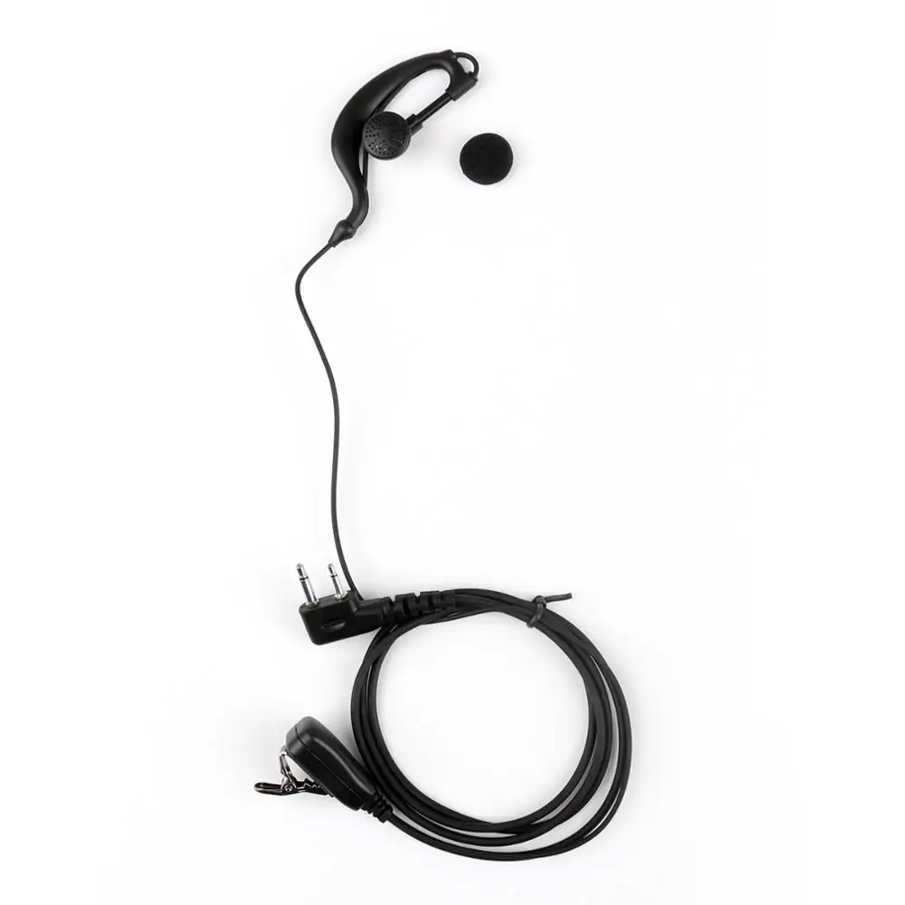 Artudatech Ear-Hook Hanging Earpiece Headset PTT For Icom F3GS IC-F3 F3 IC-F4 IC-U12 IC V8 V82 F21 F26 Radio