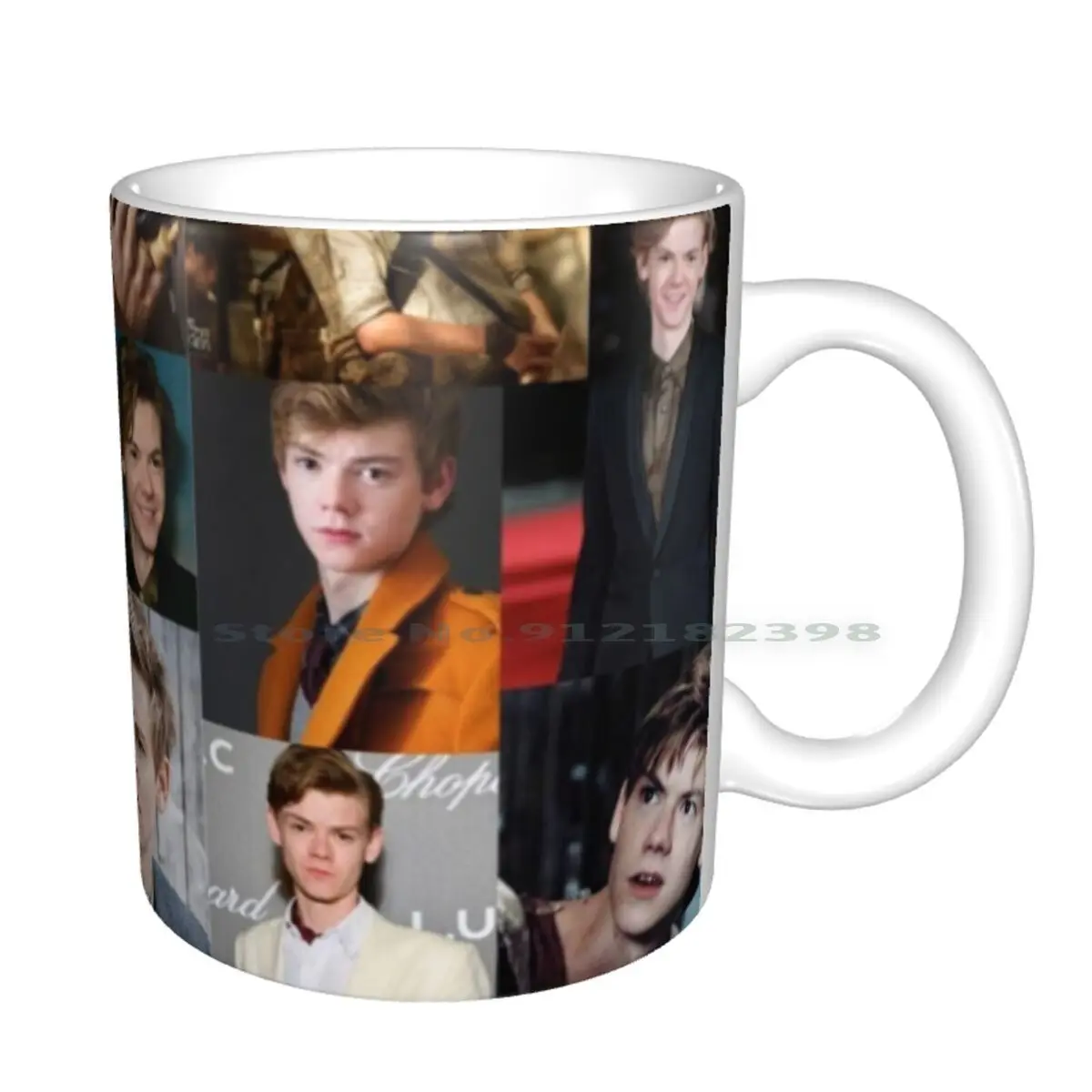 Thomas Brodie-Sangster Collage tazze in ceramica tazze da caffè tazza da tè al latte Thomas Brodie Sangster The Maze Runner Newt Thomas