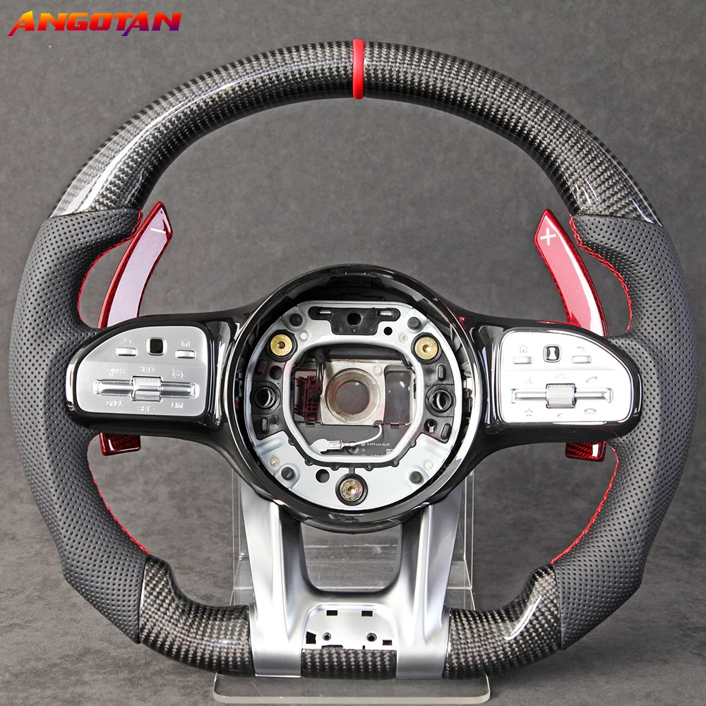 

Carbon Fiber Steering Wheel Fit For Benz Sport Car volante esportivo AMG and all series