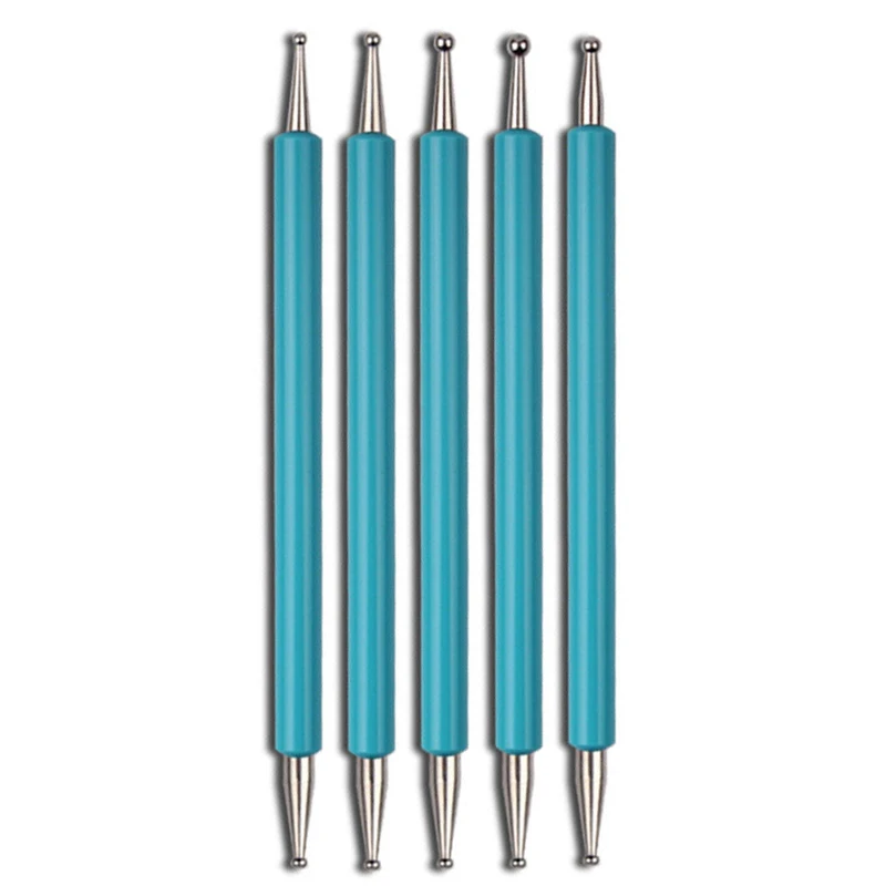 Stylos Double Pointe Florale 10 Formes – Outils De Pointillage Précis Ergonomiques Pour Peinture, Argile, Dot Art & Nail Art